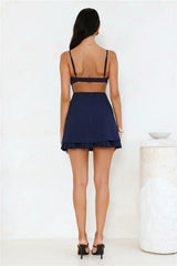 Fashion Features Mini Dress Navy