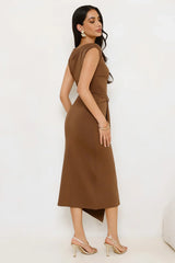 Runway Icon Maxi Dress Brown