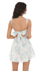 Magnolia Dreams Floral Eyelet Fit & Flare Dress