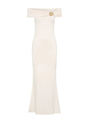 Illusion Maxi Dress - Ivory