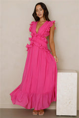Evening Luxe Maxi Dress Pink
