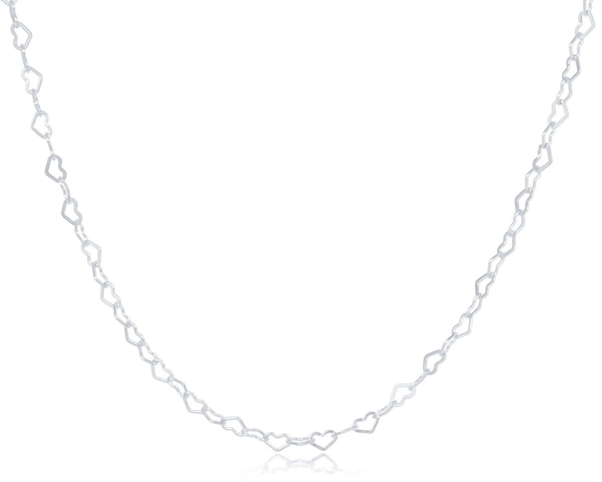 Choker Love Chain - Sterling