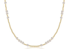 Choker Beaded - Hope Unwritten Pearl 4mm