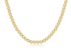 Choker Beaded - Classic Gold 5mm