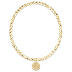 eCOLLEGIATE Classic Gold 3mm Bracelet - Florida Disc