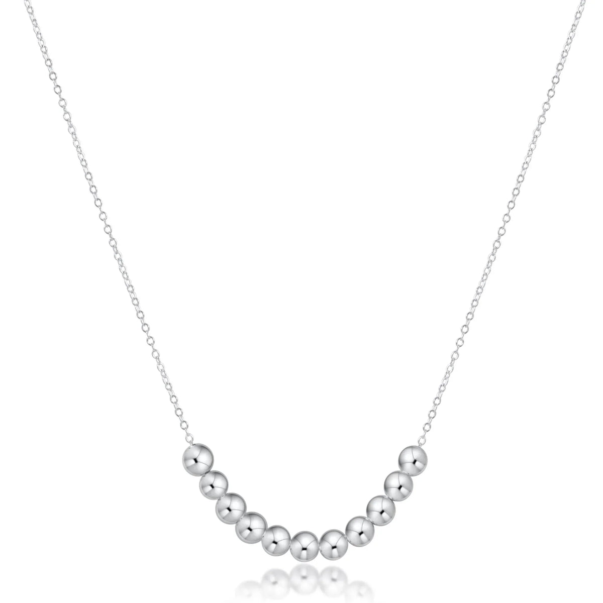 16" Necklace Sterling - Beaded Bliss Sterling