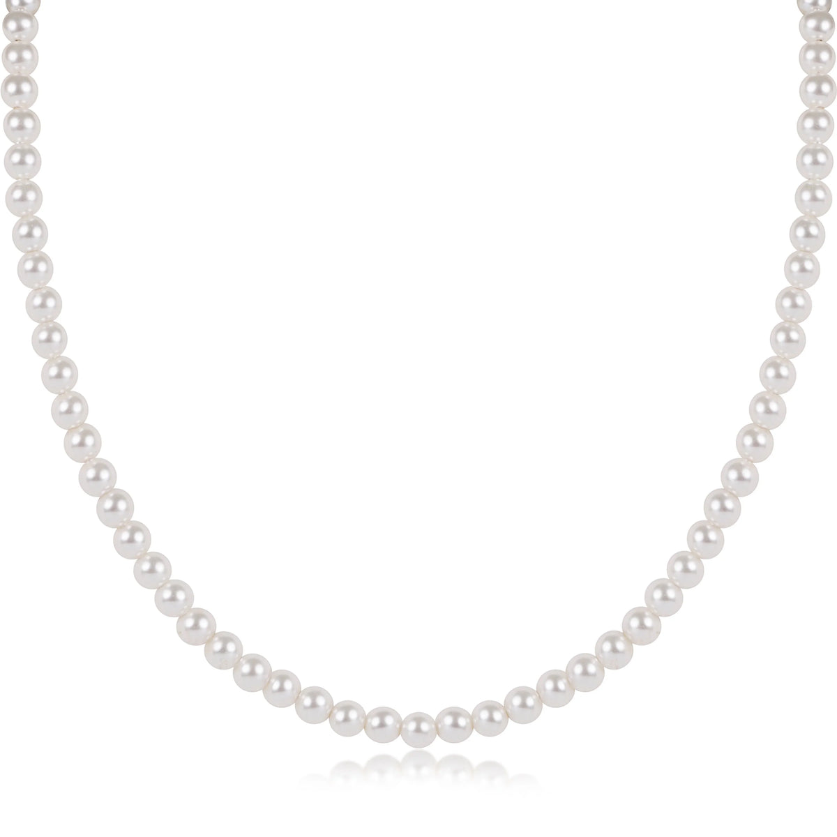Choker Beaded - Classic Pearl 4mm