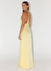 Fine Line Maxi Dress - Yellow